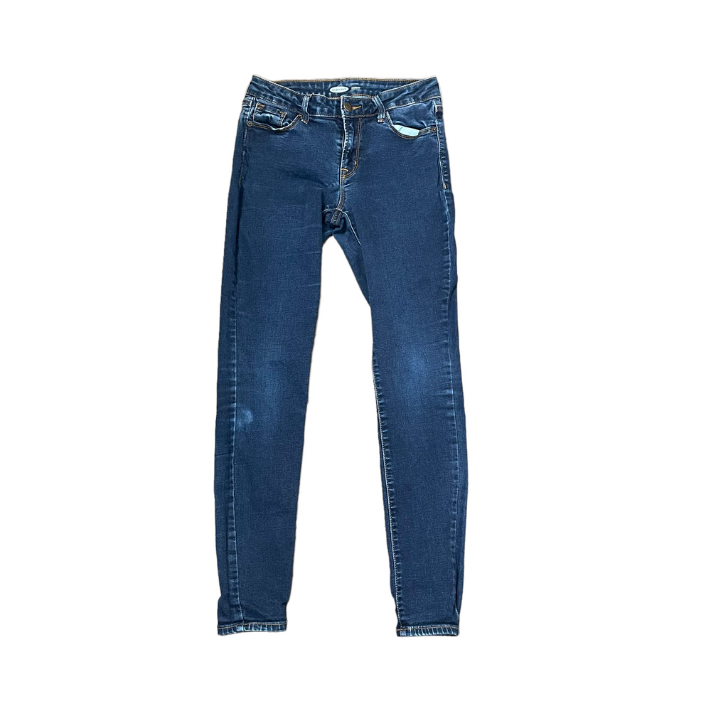 Old Navy Rockstar Super Skinny Jeans Size‎ 4 Blue Denim Womens Stretch 26X28